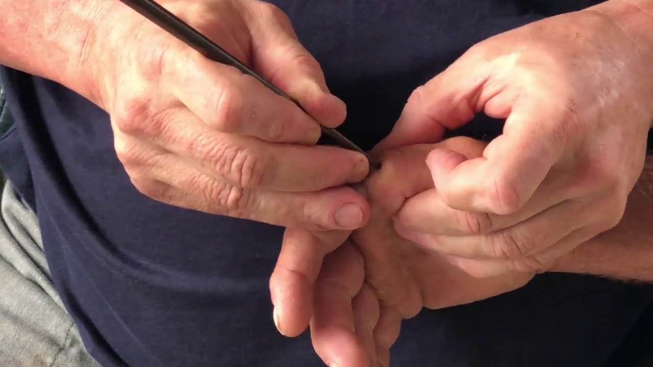 Hand reflexology. Deep thumb massage using massage tools. Loosening up a tight thumb. Part 4 Adrian
