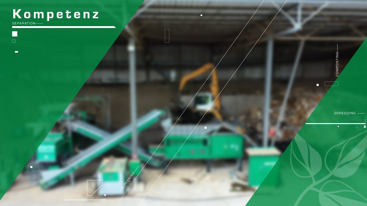 Stationäre Anlage zur Aufbereitung von Altholz