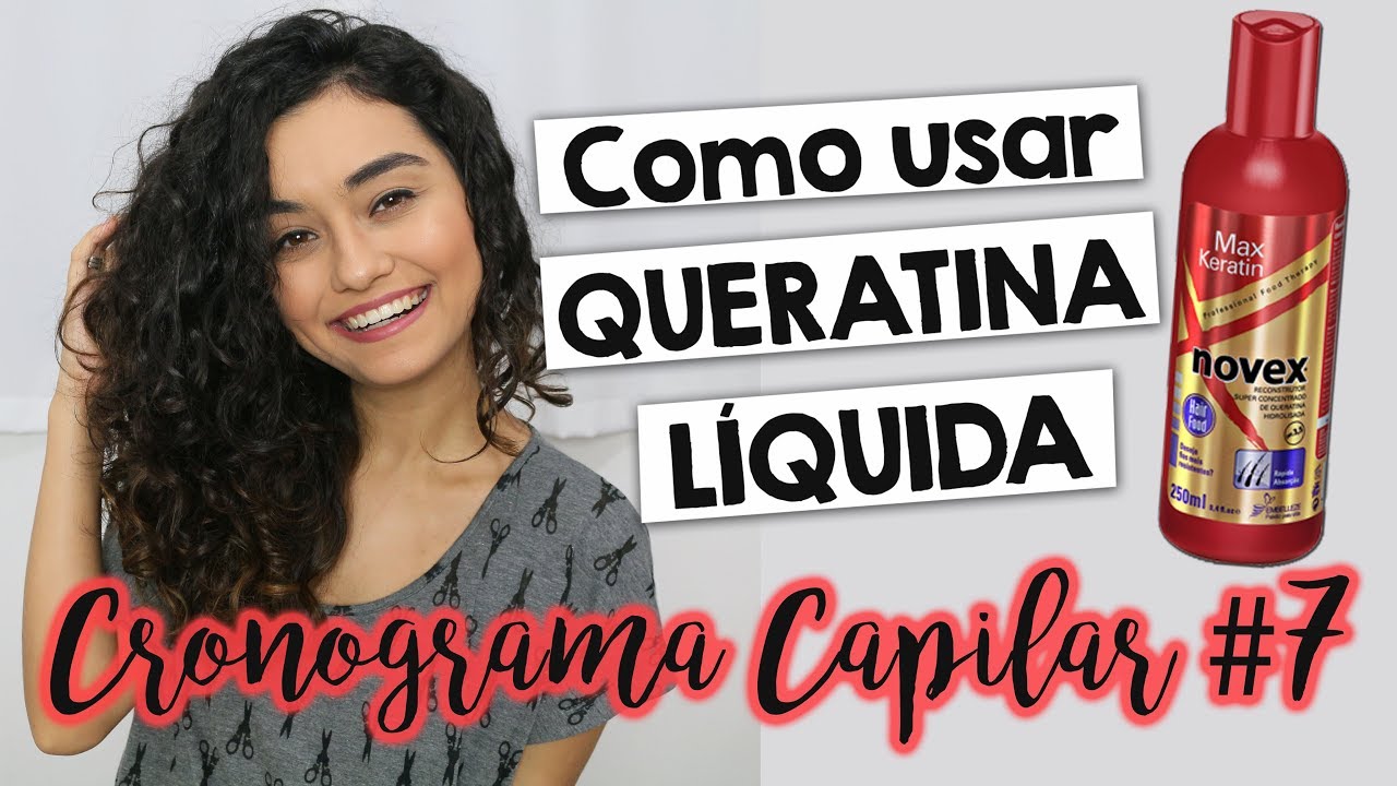 COMO USAR QUERATINA LÍQUIDA - Cronograma Capilar #7 | Morena Raiz