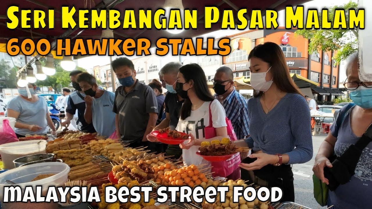 Malaysia Night Market Street Food 沙登夜市美食