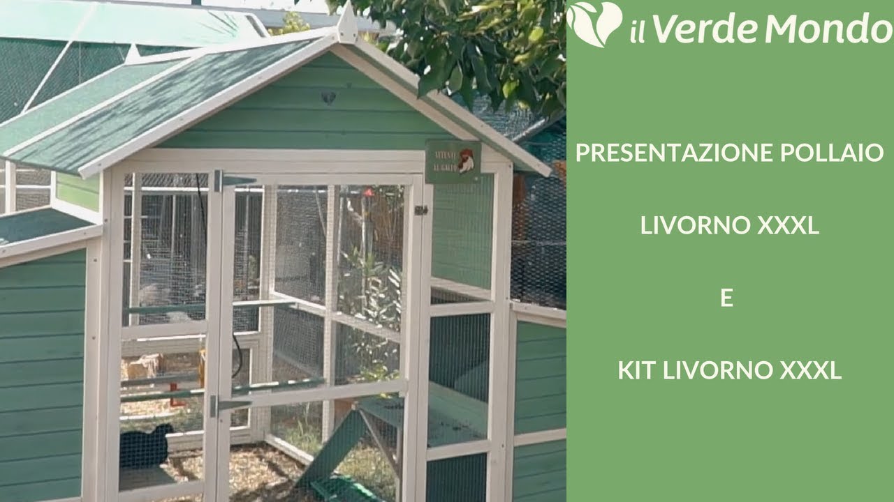 IL MIGLIORE POLLAIO PER ALLEVAMENTO DI GALLINE DA GIARDINO | MODELLO LIVORNO XXXL E KIT LIVORNO XXXL