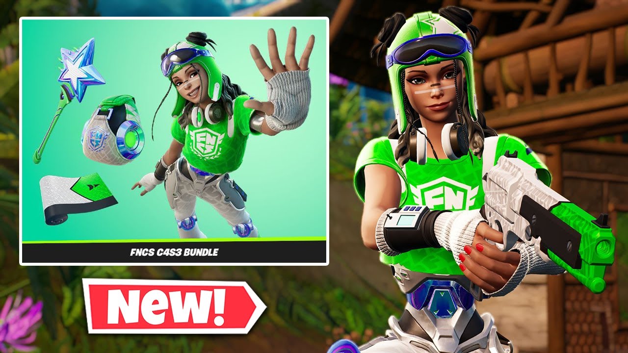 NEW FNCS RENEGADE Skin Gameplay In Fortnite! (FNCS C4S3 Bundle)