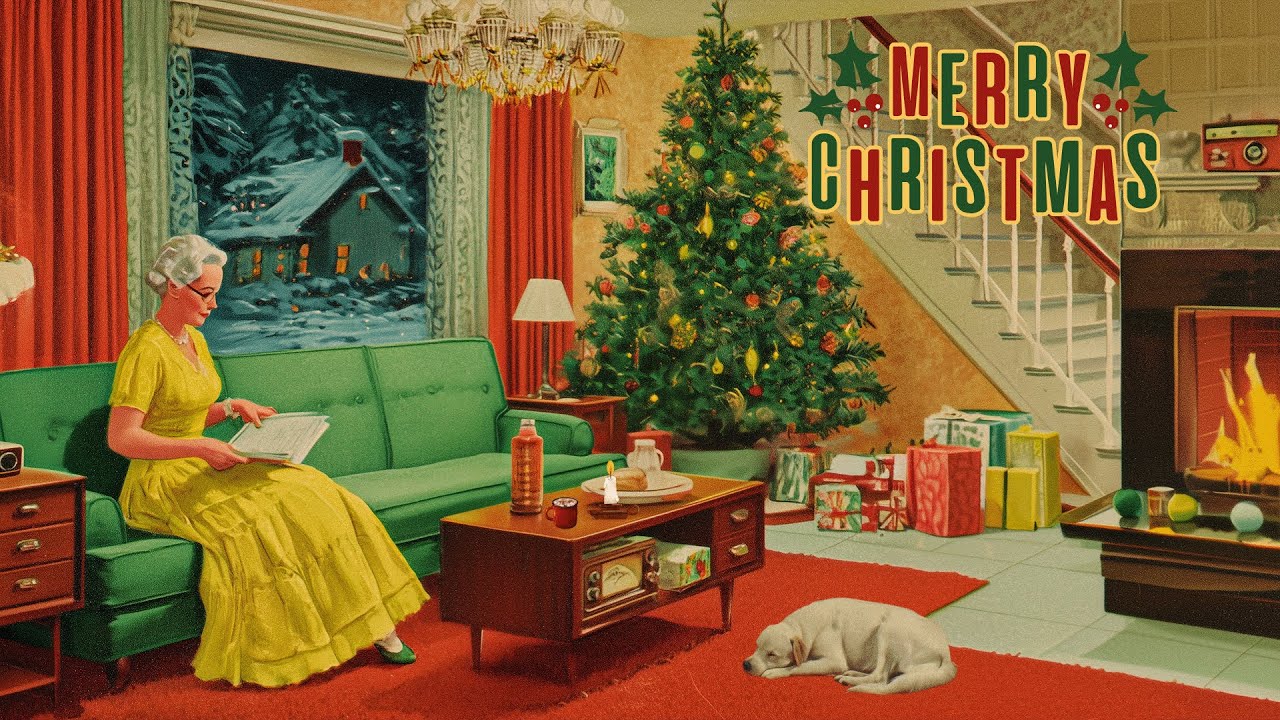 Уютный зимний домашний джаз 🎄 Мягкий рождественский джаз 40-х для сна и комфорта