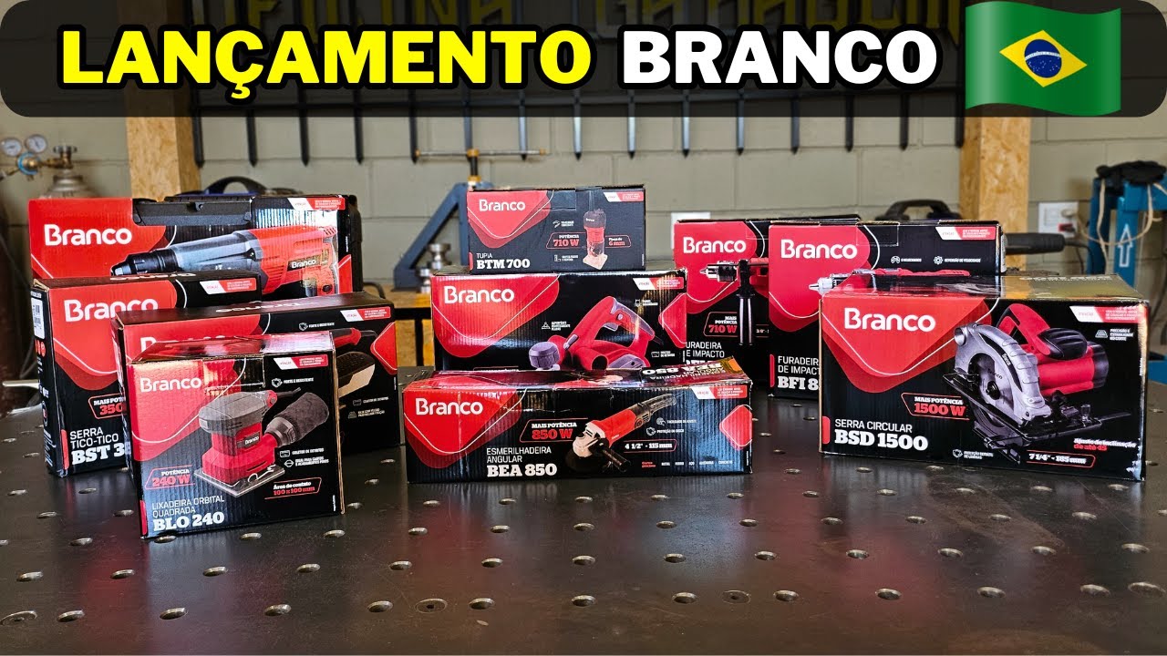 Conheça o Lançamento das Ferramentas Elétricas Branco