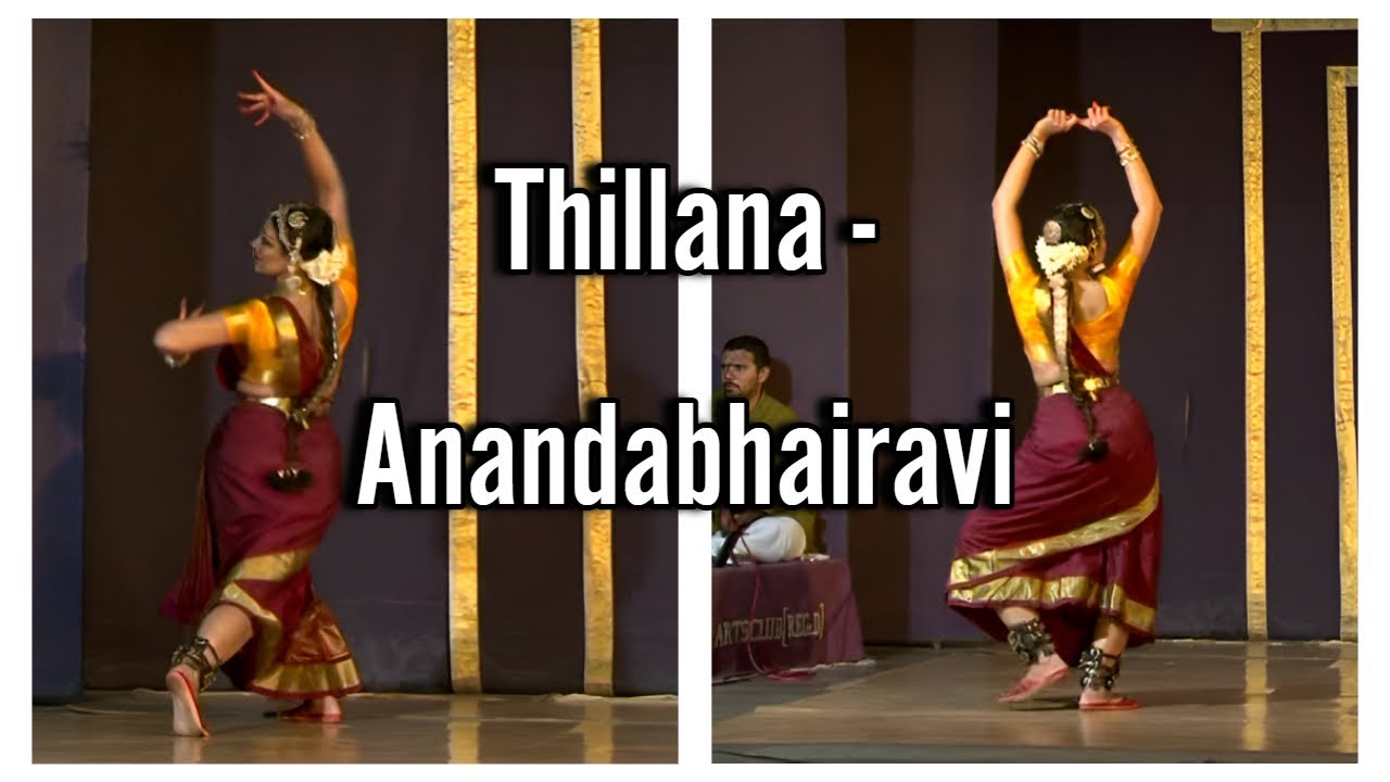 Shobana Performs The Thillana In - Anandabhairavi
