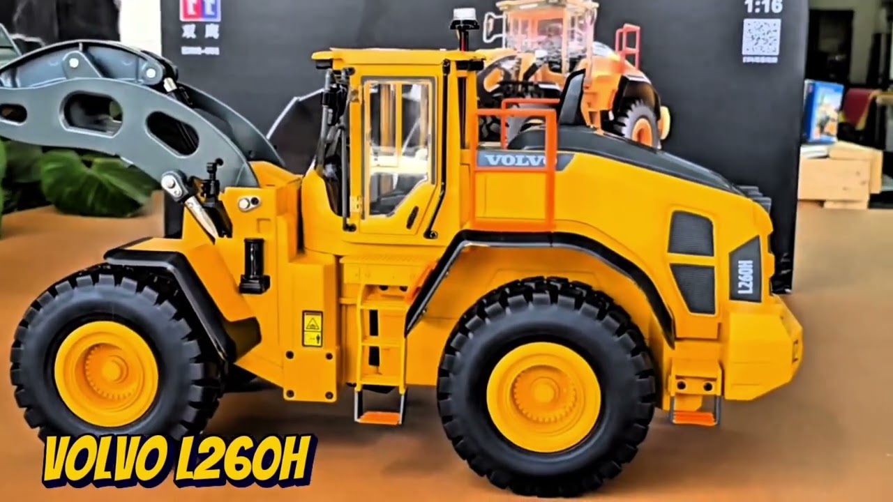สายก่อสร้างต้องมี Volvo L260H 1:16 โลหะทั้งคัน มีฟังก์ชันมากมาย สนใจสินค้าติดต่อ 0991319898 คิงทอยส์