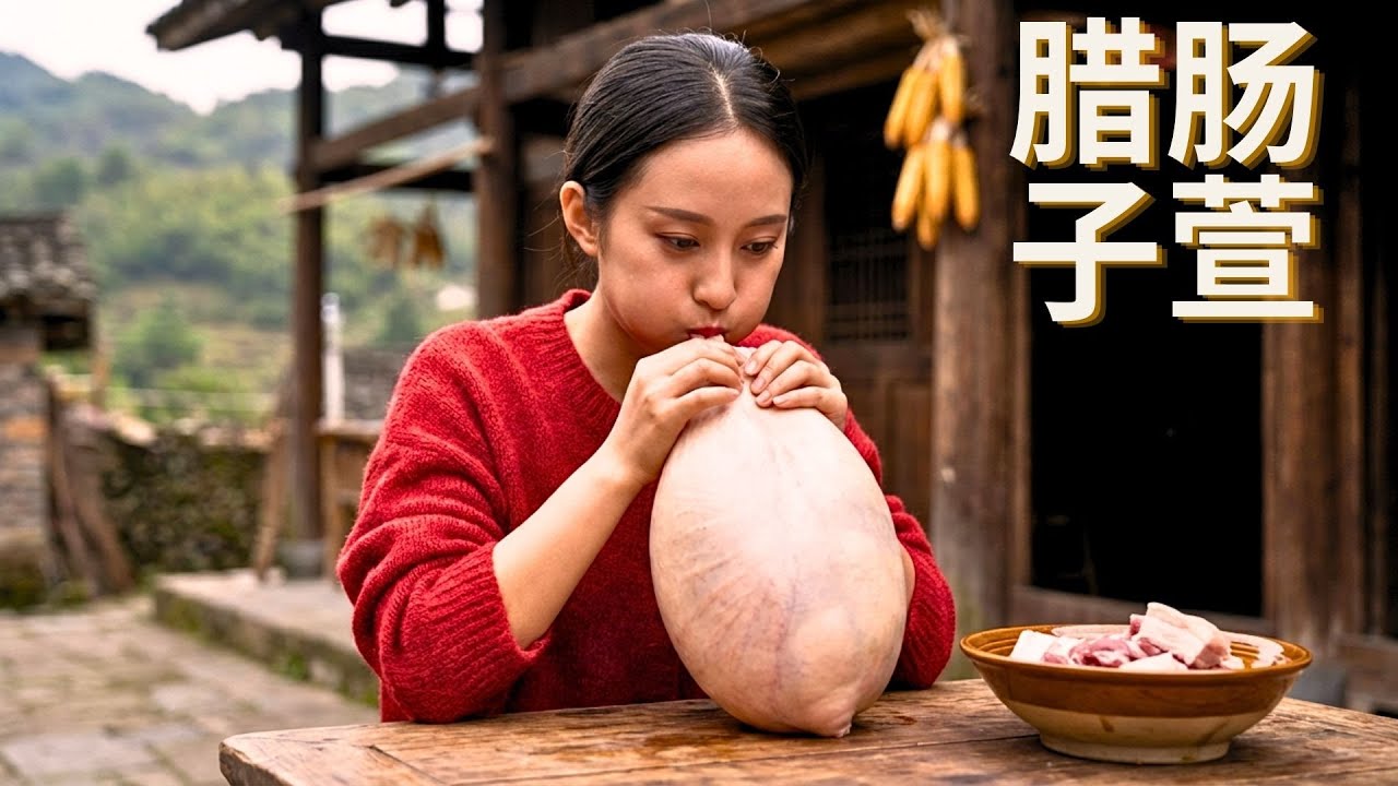 过年杀猪时，最幸福的事情就是用各种方法把猪肉保存起来。