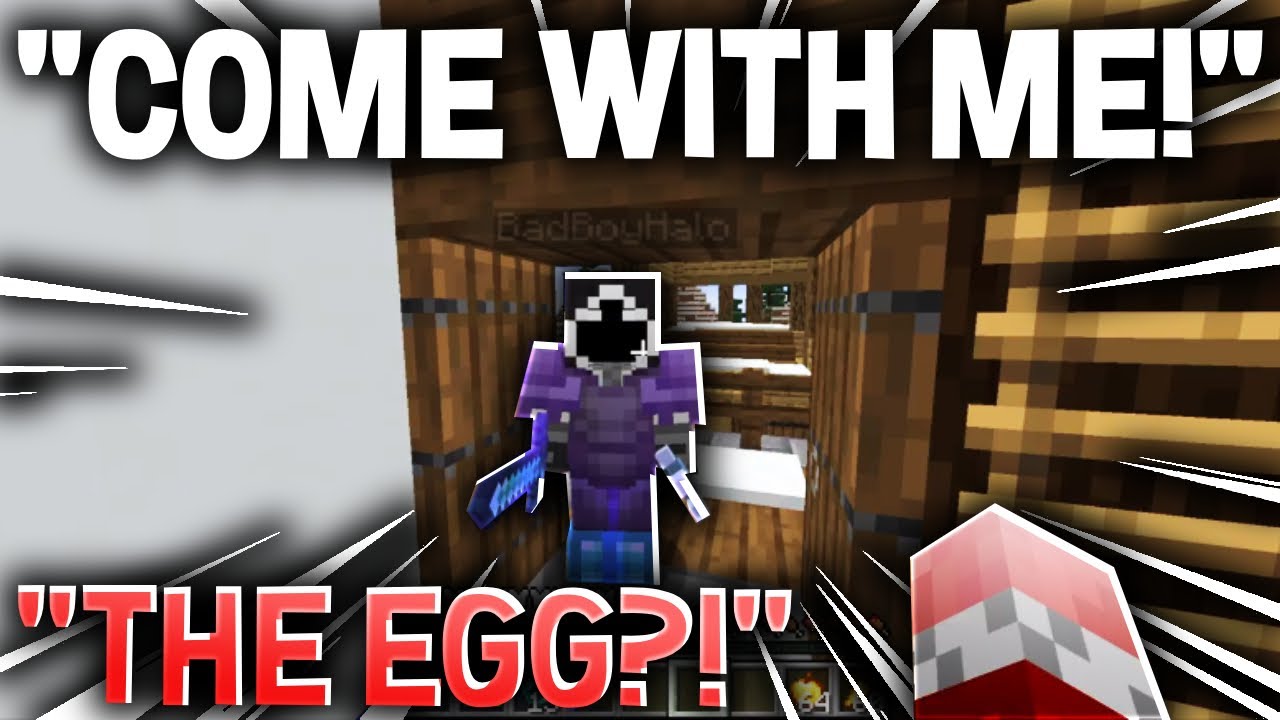 BadBoyHalo VISITS TECHNOBLADE FOR THE EGG! (Dream SMP Lore)