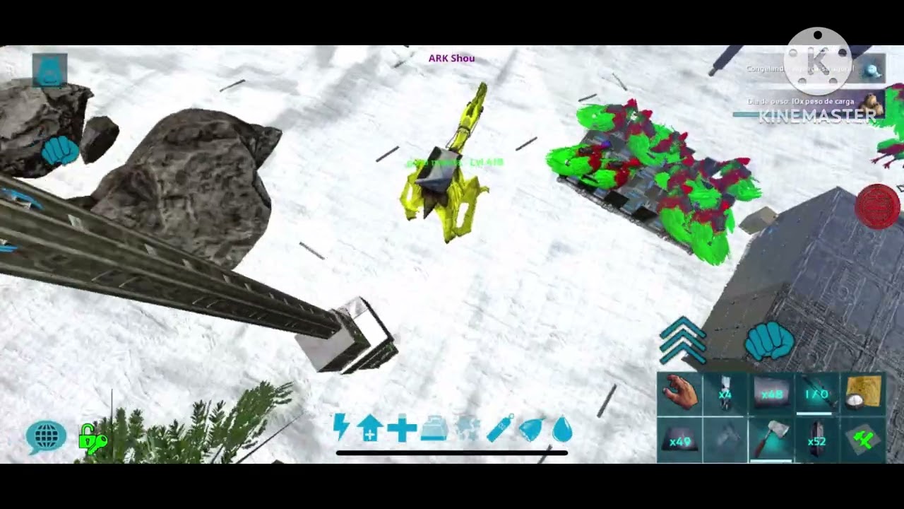 🦕🦖COMO FAZER TORRE DE COFRE SEM DECAIR ARK MÓBILE 🔥🫡