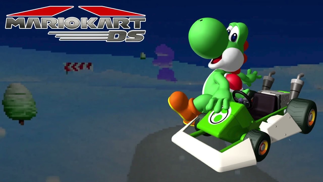N64 Frappe Snowland - Mario Kart DS (Slowed Down)