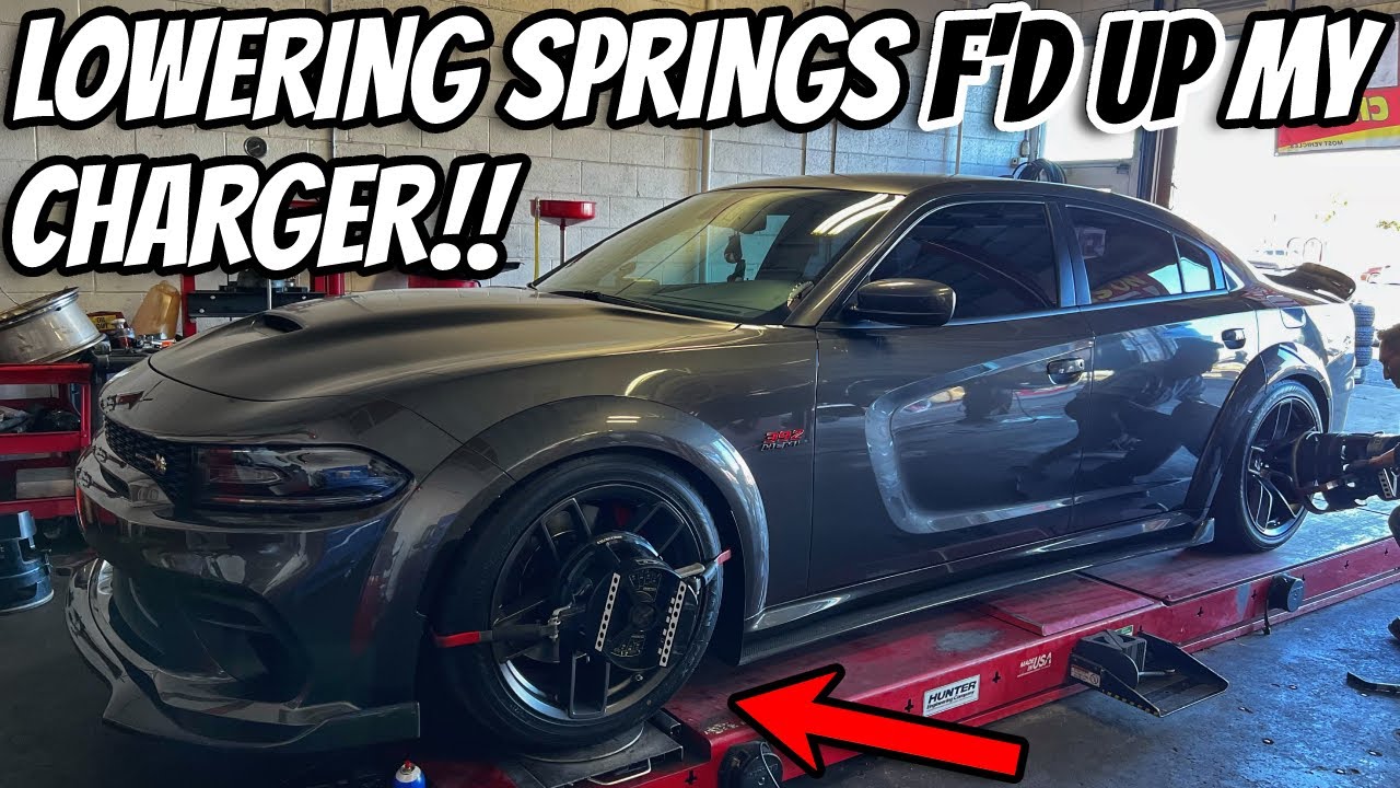 Lowering Springs Messed Up My Dodge Charger 392 Scat Pack!