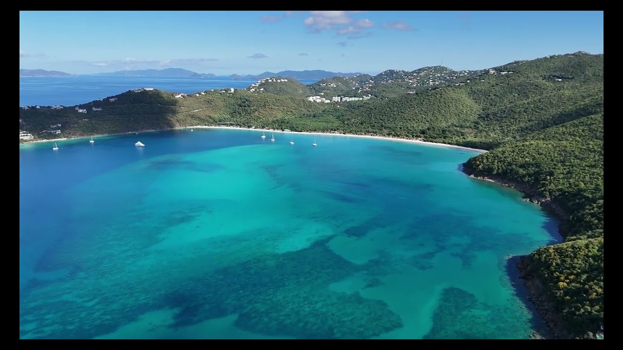 Magens Bay/Northside St. Thomas, USVI Aerial Perspective