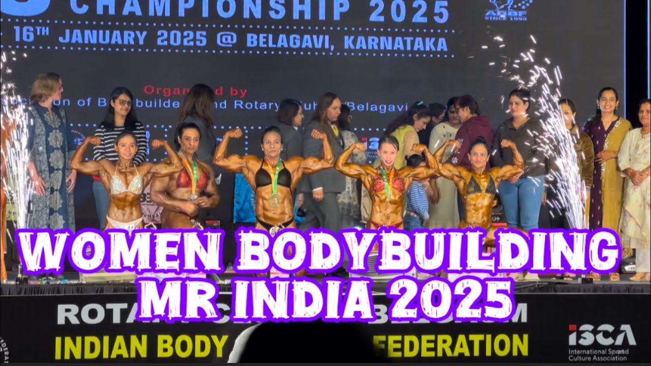 Women Bodybuilding 16th Senior Bodybuilding & physique Sport 2025 #mrindia2025