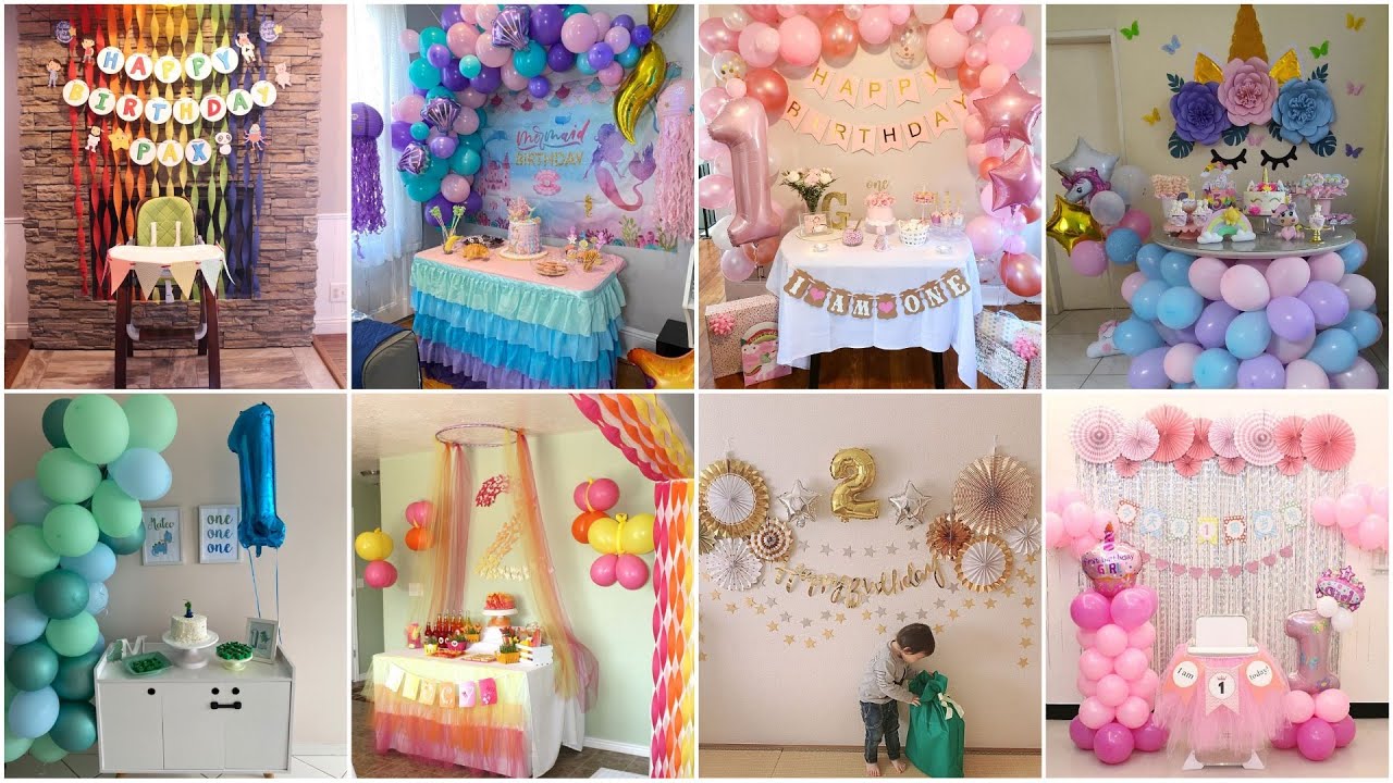 Kids birthday decoration ideas at home