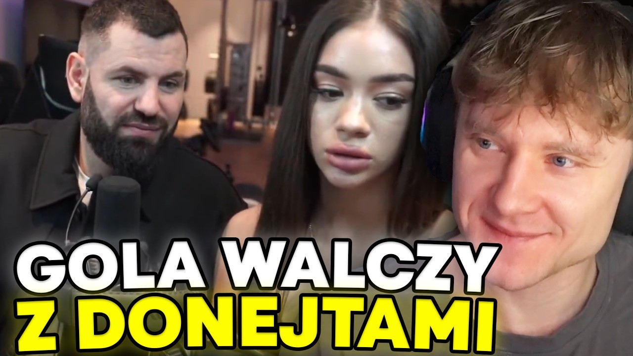AFERY WOKÓŁ NOWEJ STREAMERKI, GOLA VS DONEJTY, CIĘŻKA PRACA STREAMERA
