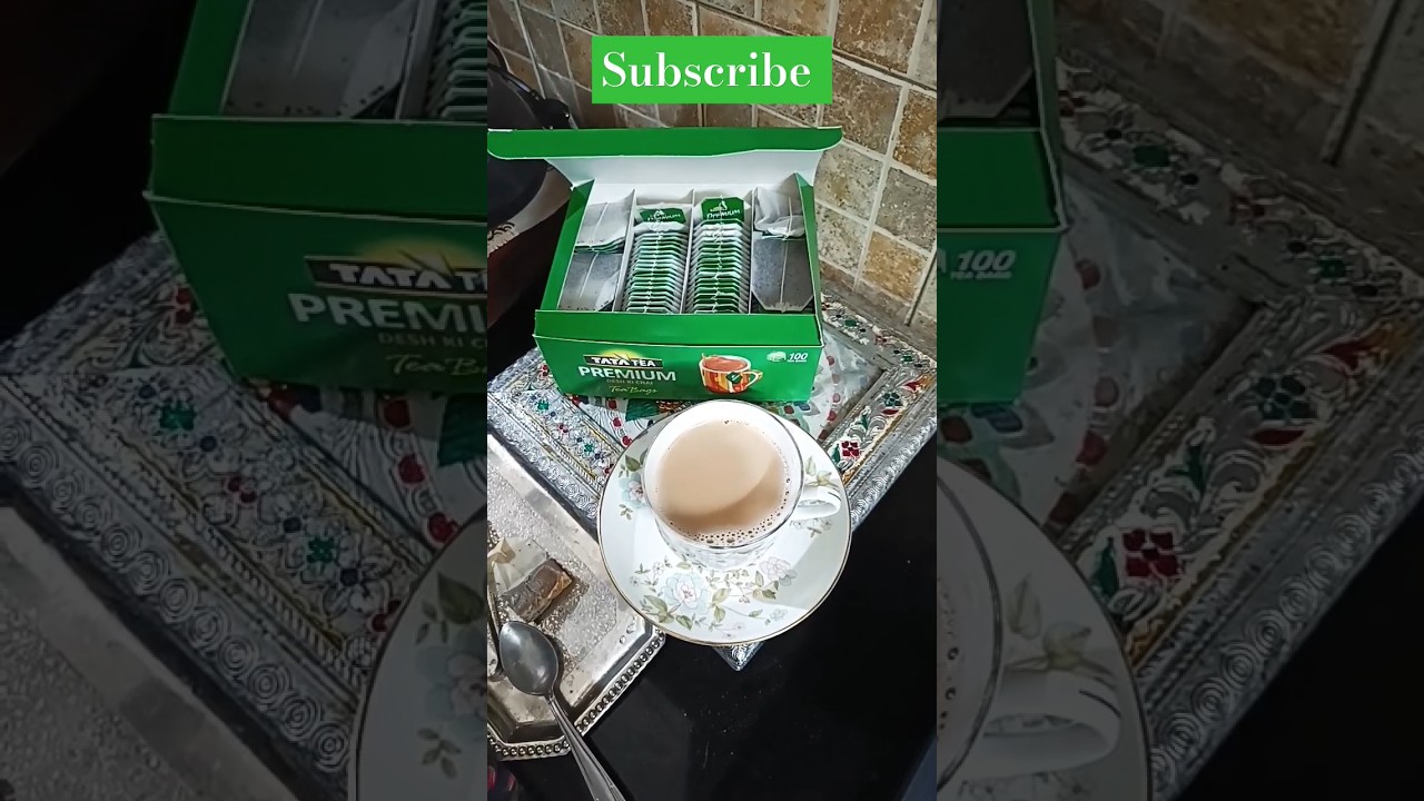 How to make Tea with Tata Tea Premier Tea Bags#subscribe#shorts#viralshort #viralvideo