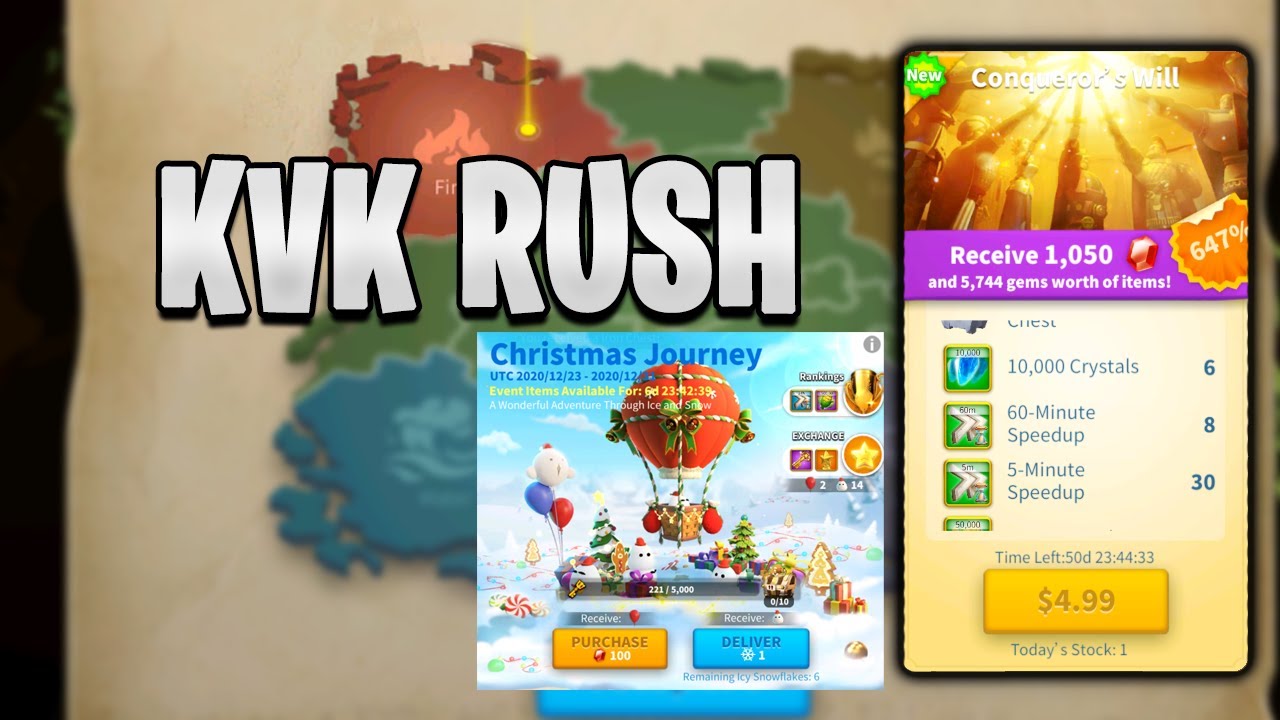 Heroic Anthem Crystal Rush with Winter Event | Rise of Kingdoms