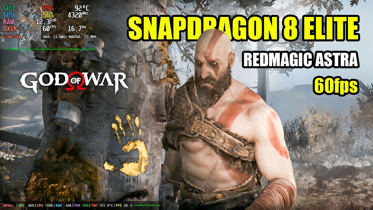 GOD OF WAR | Redmagic Astra - Snapdragon 8 Elite | Gamehub v3.3.5 + Settings | Gameplay (Android)