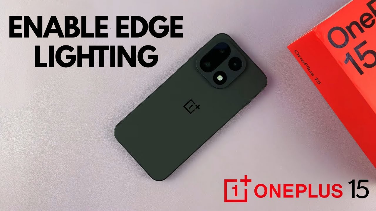 Как включить/отключить боковую подсветку на OnePlus 15