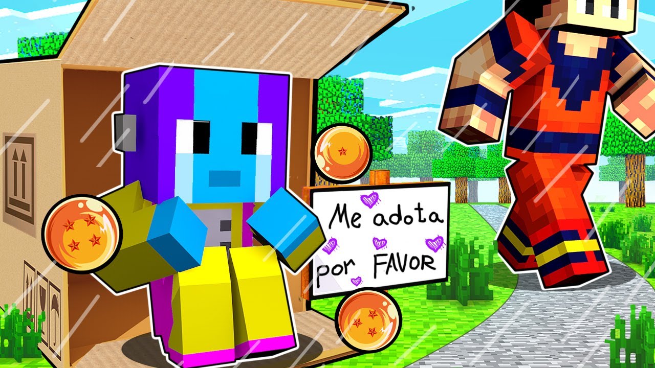 NINGUÉM quer adotar o BEBÊ ZENO SAMA no Mundo de DRAGON BALL SUPER 𝗡𝗢 Minecraft