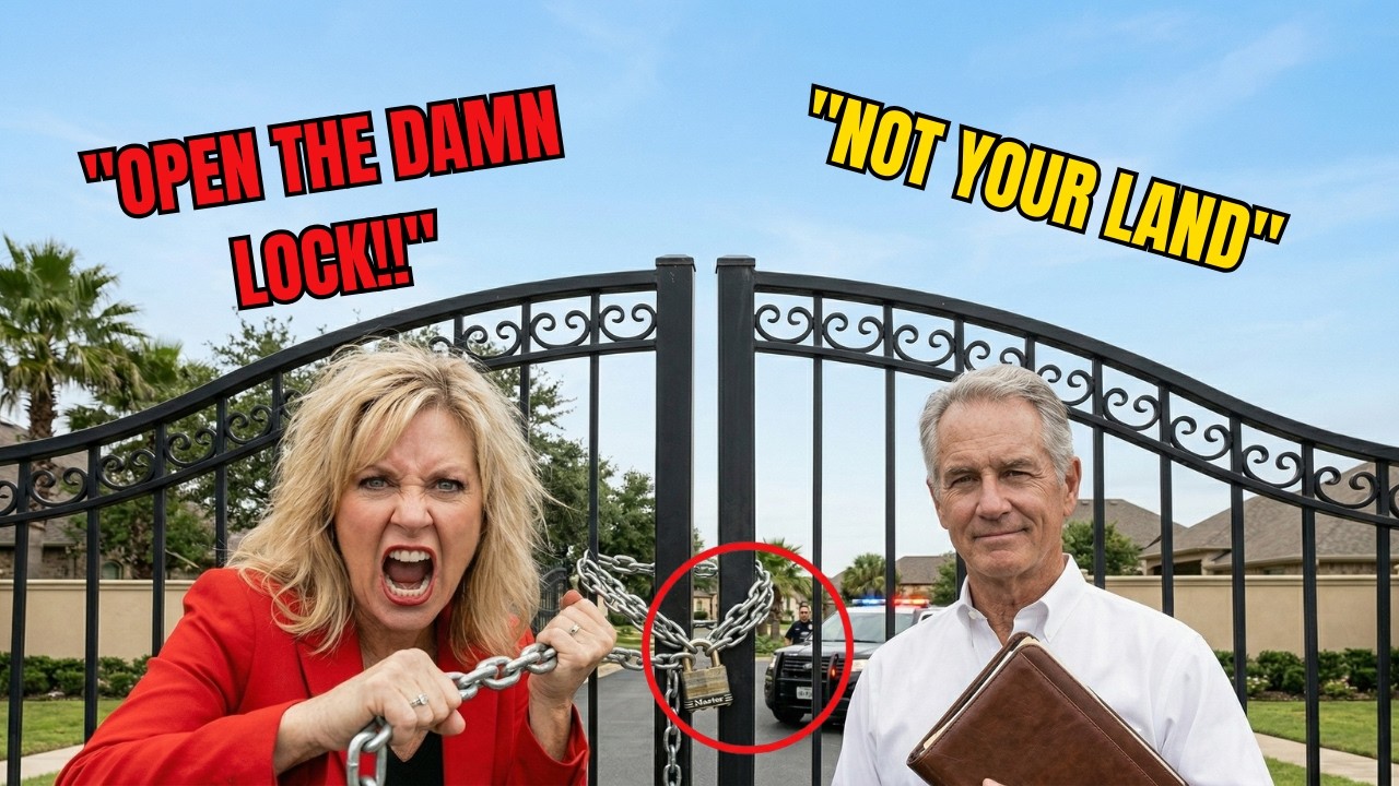 HOA Built Their Entrance Gate on My Land — I Waited 3 Years Then Locked It on a Holiday Weekend