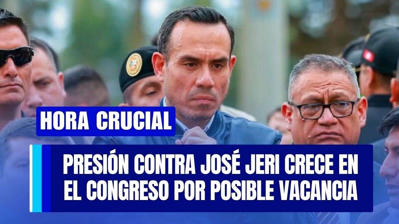 Presidente José Jerí en su hora más crucial pese a requisas en penales e incursiones en hospitales