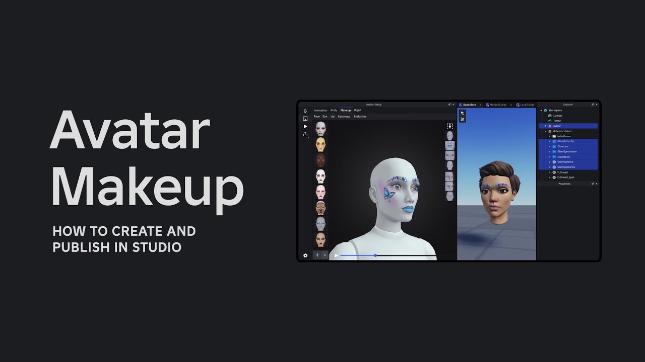 Avatar Makeup: How to Create and Publish in Studio