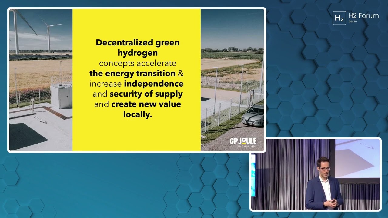 Why a decentralised hydrogen supply plays an important role for the German hydrogen  - H2 Forum 2024