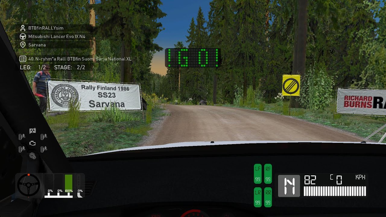 40. N-ryhm&auml; Ralli BTBfin Suomi Sarja National XL - RBR RSF - SS02 Sarvana I
