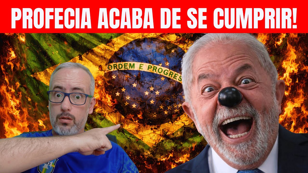 PROFECIA ACABA DE SE CUMPRIR, LULA METE O NARIZ NO LUGAR ERRADO