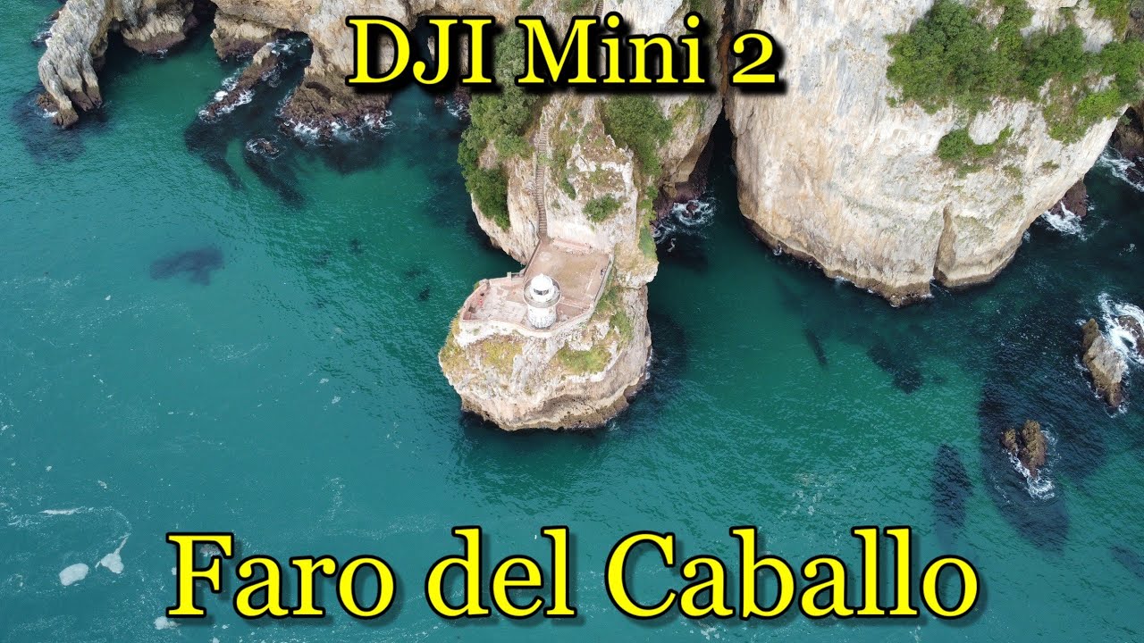 Faro del Caballo. Cinematic drone footage