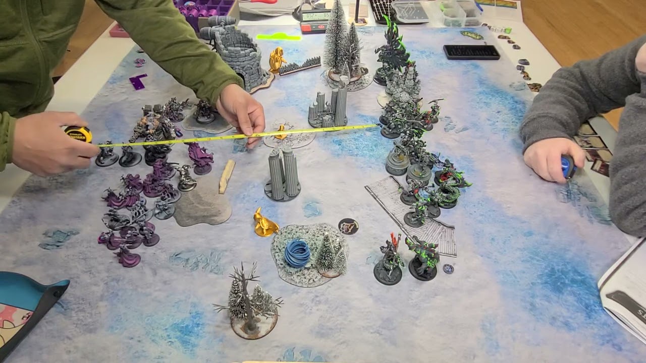 Warmachine at Broken Coast Barrage 2025. Round 1: Dusk vs Shadowflame