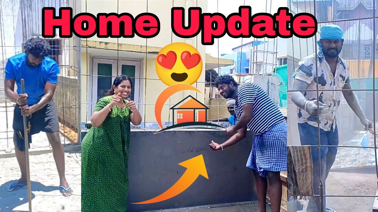 ரொம்ப கஷ்டப்பட்டு புது முயற்சியில் நான் கட்டும் Dream House Update 🏡 #karthikgowri