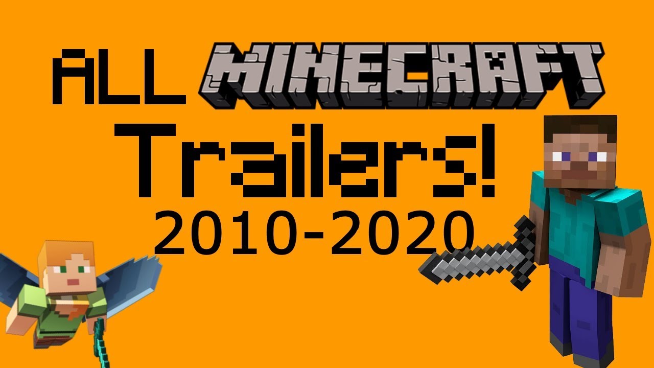 ALL OFFICIAL MINECRAFT TRAILERS (2010-2020)