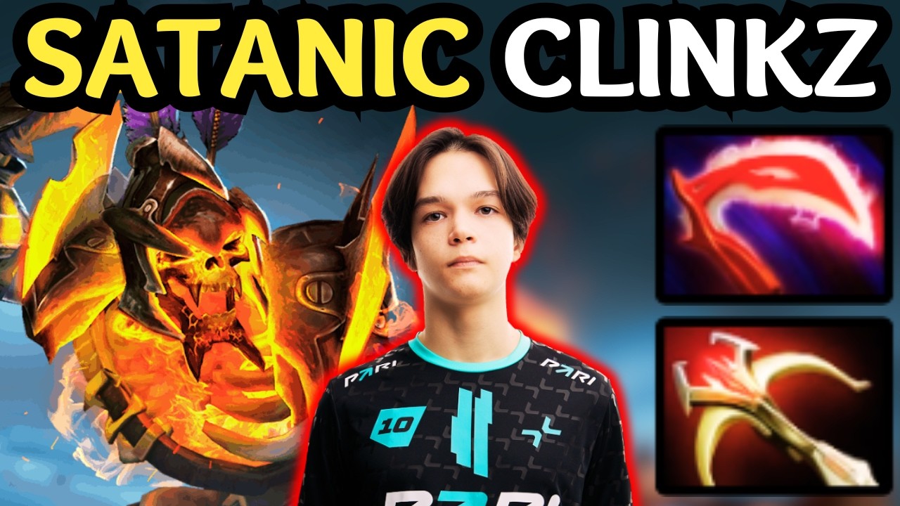 🔥 SATANIC CLINKZ CARRY Is Broken vs NAVI — INSANE Damage Output 🔥 Dota 2 Gameplay