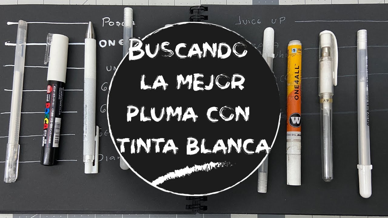 ¿CUÁL ES LA MEJOR PLUMA - MARCADOR CON TINTA BLANCA PARA ILUSTRAR ? /  Zorobabel Flores