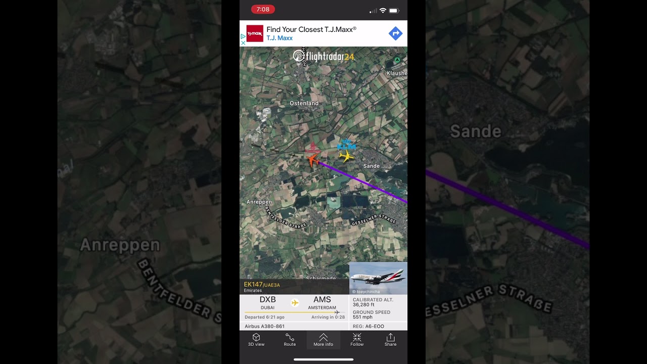 Plane crash caught on Flight Radar