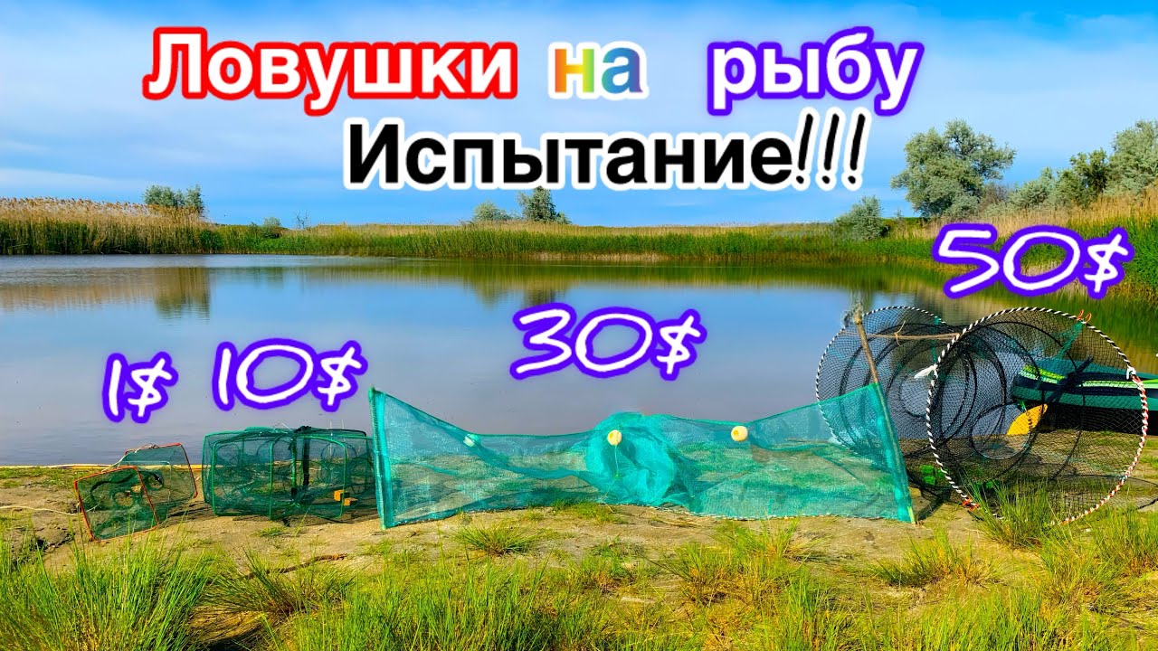 Ловушки на рыбу. Испытание от самой дешёвой до самой дорогой. Челлендж