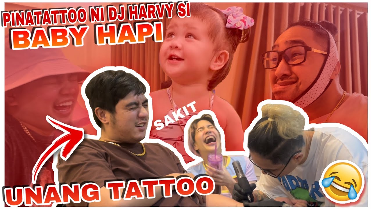 UNANG TATTOO NI TSONG HARVY | NAIYAK SA SAKIT