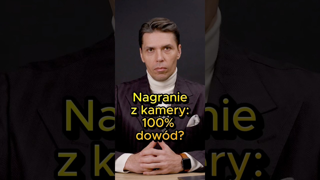 Nagranie przestępstwa na kamerze - czy to zawsze 100% dow&oacute;d? 🏴&zwj;☠️ #przestępczość #prawo #policja