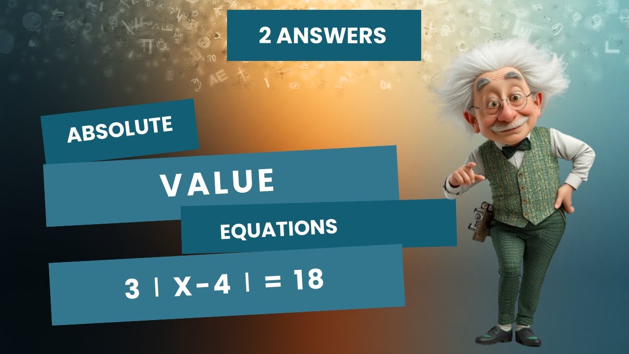 ABSOLUTE VALUE = TWO ANSWERS?! 😱 Here’s Why!