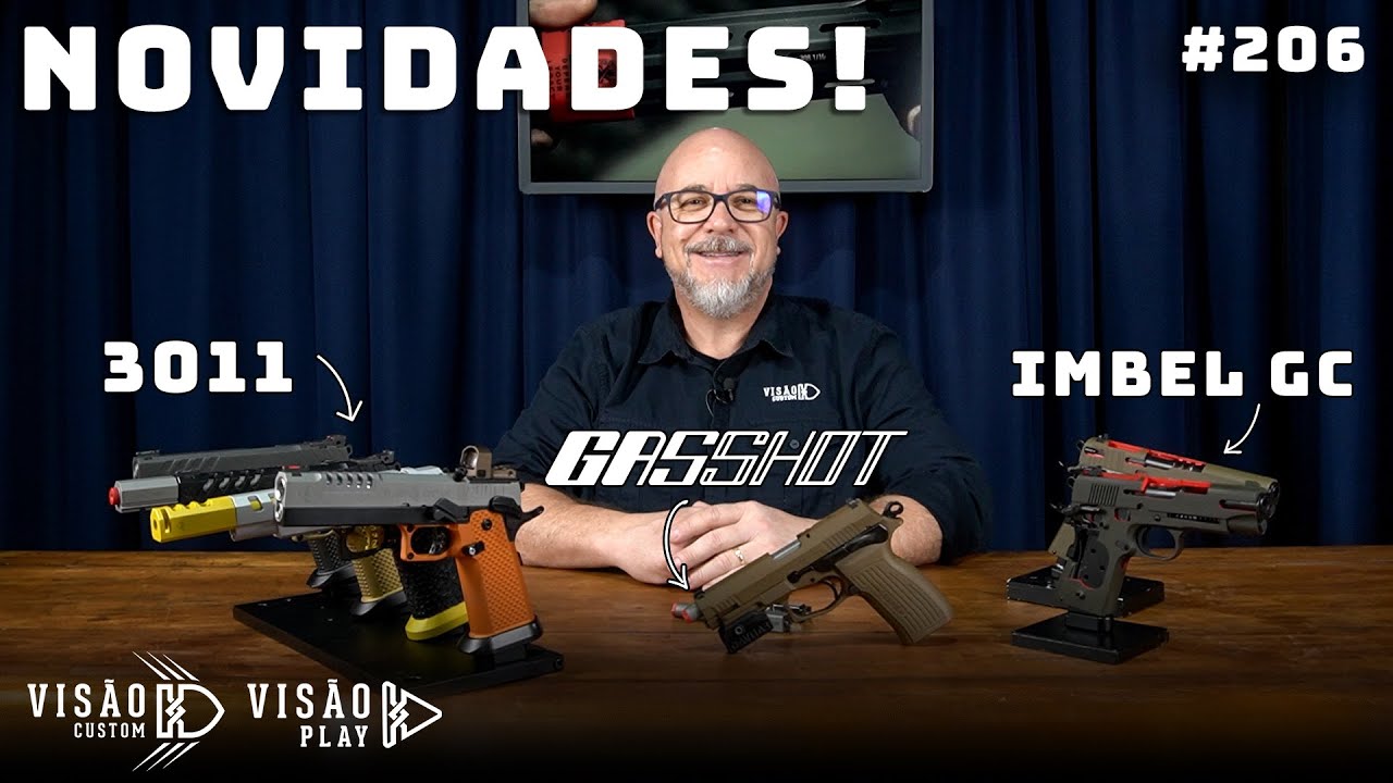 3011, GAS SHOT, PROTÓTIPO IMBEL GC E MAIS! // REVIEW 206 // #visaocustom #visaoplay