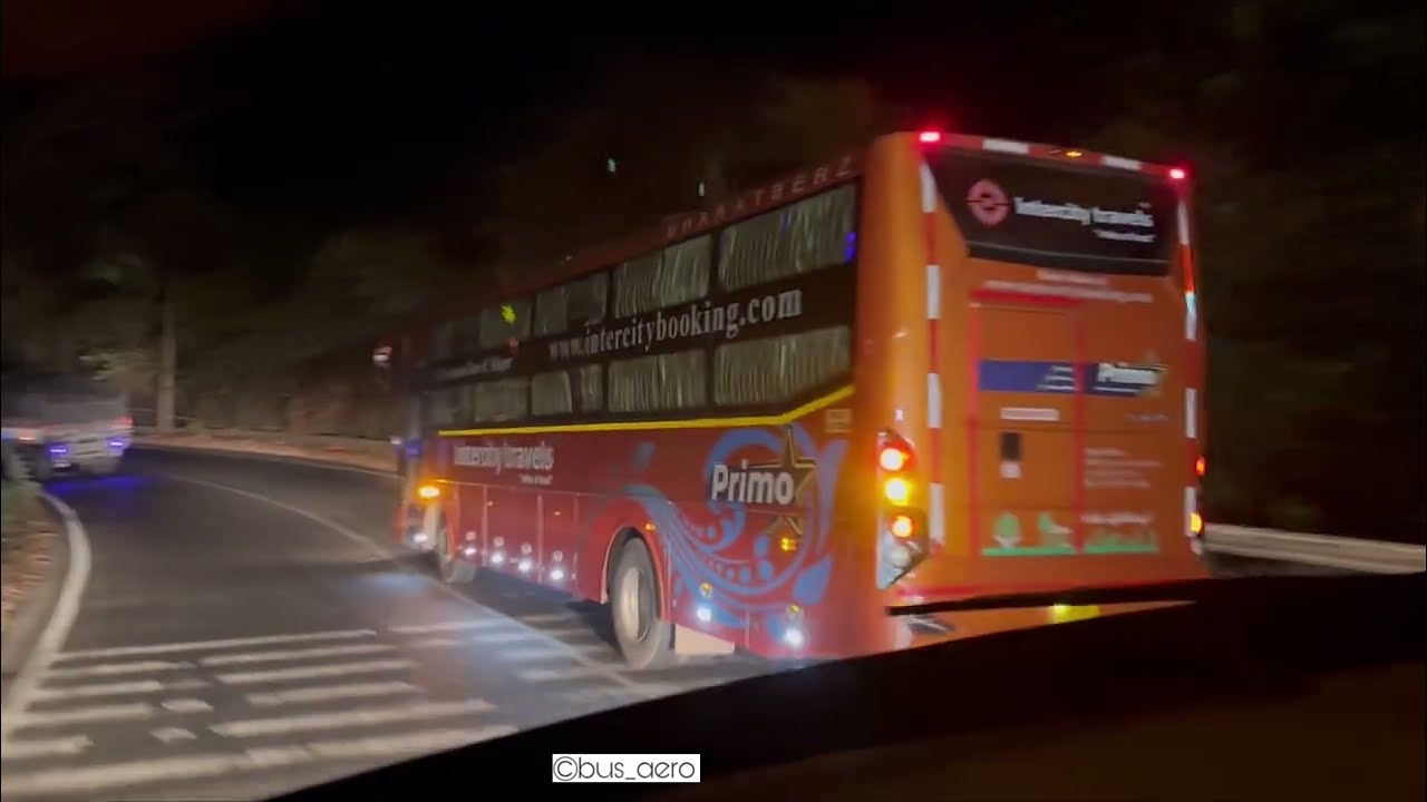 Ride on Karnataka State Road Transport Corporation Ambaari Utsav Volvo B8r Multi Axle Sleeper