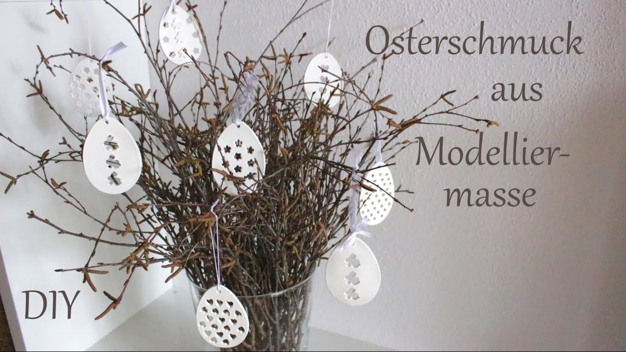 DIY | Osterschmuck aus Modelliermasse | Osterdeko | Just Deko
