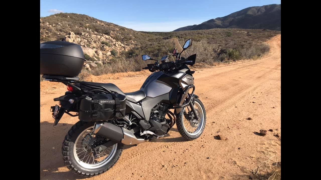 Titus Canyon on a Versys X 300 Death Valley 29DEC2018