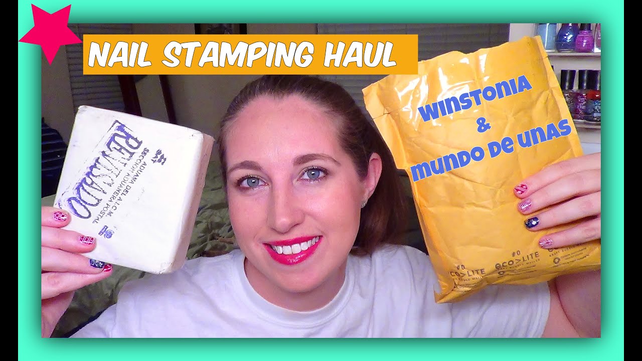 Nail Stamping Haul: Winstonia & Mundo de Unas
