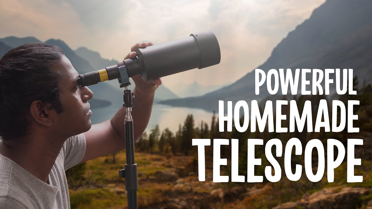 Make your own telescope ( with image erecting feature)