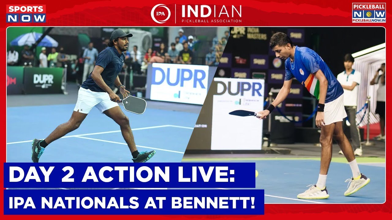 Live: Day 2 of the 4th IPA Nationals Pickleball with Pro Players at Bennett University!