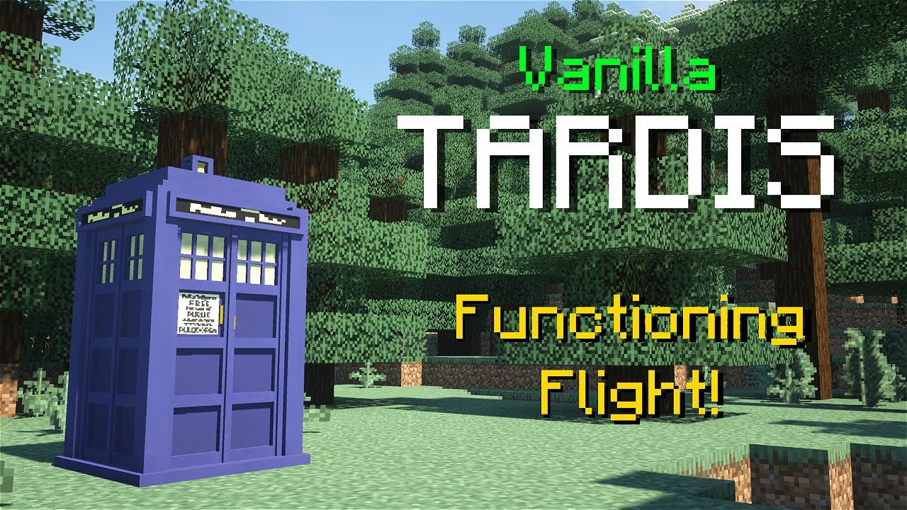 [Vanilla Minecraft TARDIS 1.19] Functional Flight!
