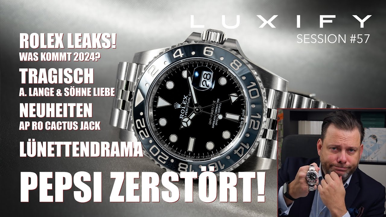 Rolex Leaks 2024, Pepsi ZERSTÖRT! Was passiert mit der BLRO? Lange Drama, AP Cactus Jack, JLC MUC